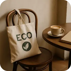EcoTotes у кімнаті